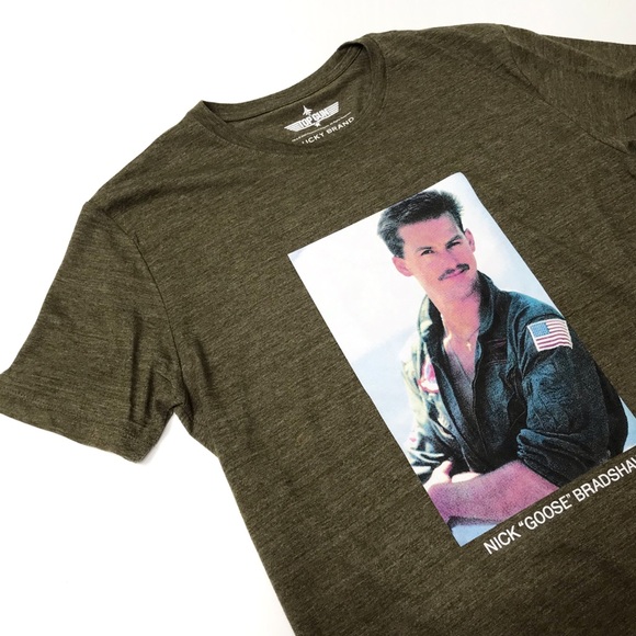 LUCKY BRAND Top Gun Goose graphic tee sz M